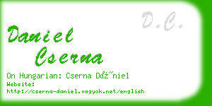 daniel cserna business card